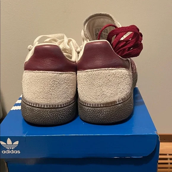 Adidas Spezial Cream with Burgundy Stripes - Picture 4 of 6